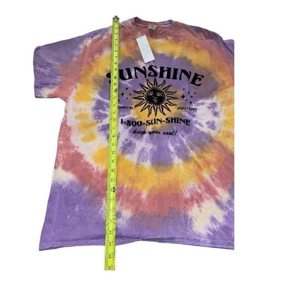Urban Outfitters Sunshine Tie Dye Dad Tee - Picture 8 of 10